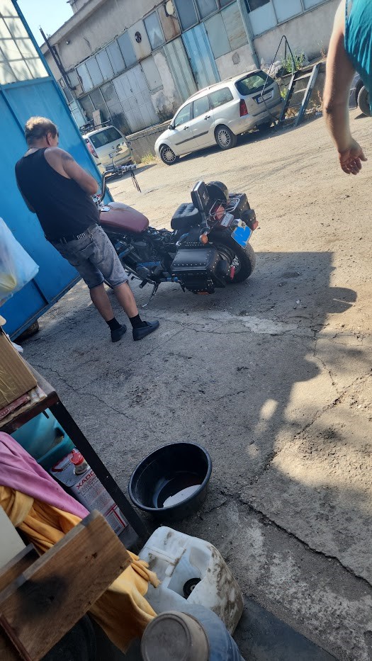 Мотоциклет на клиент